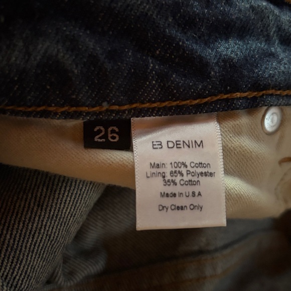EB Denim Frederick Barrel Leg Wide Jogger Jeans Daphne Light Wash Size 26 - Picture 5 of 5
